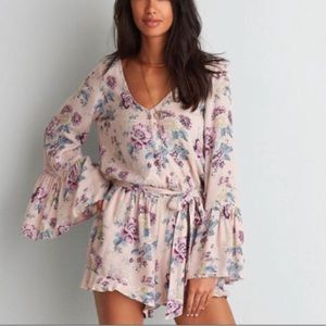 AEO bell sleeve romper